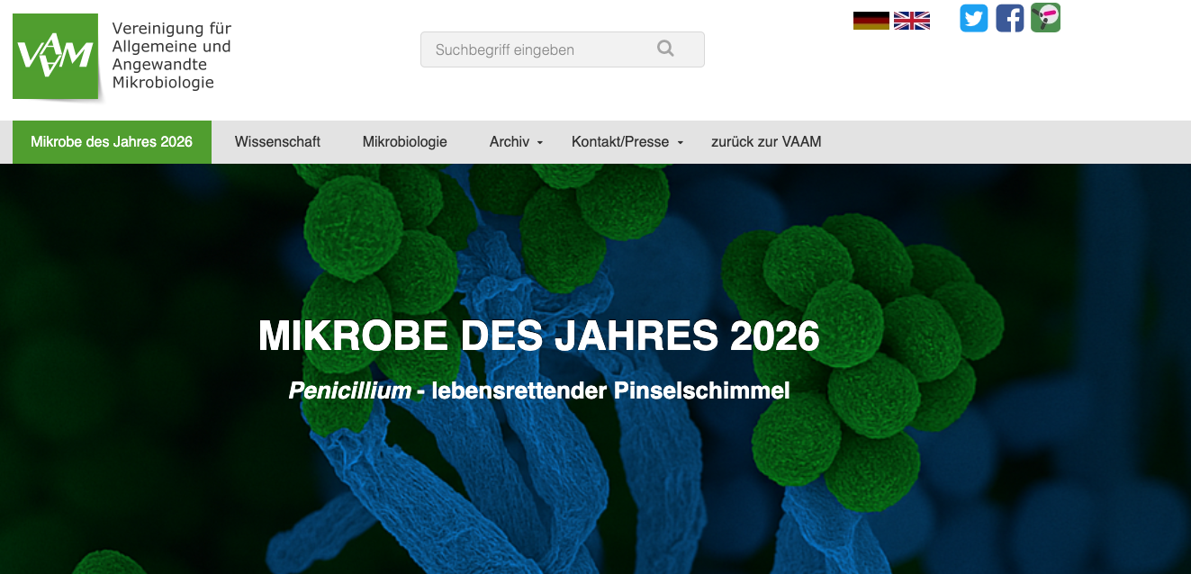 VAAM Mikrobe des Jahres 2026